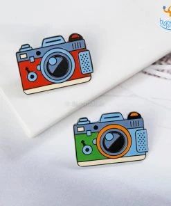Bigsmall_piu Camera Metallic Lapel Pin All Of It