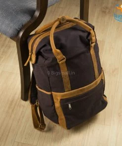 Ascetic Canvas Leather Laptop Bag Sale
