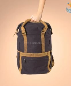 Ascetic Canvas Leather Laptop Bag Sale