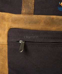 Ascetic Canvas Leather Laptop Bag Sale