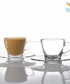 Devnow Cappuccino Cups With Saucers - Set Of 2 Father's Day