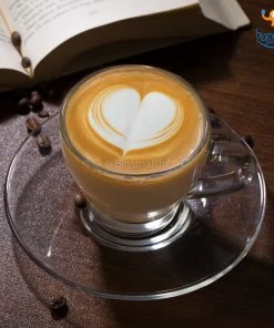 Devnow Cappuccino Cups With Saucers - Set Of 2 Father's Day