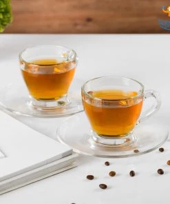 Devnow Cappuccino Cups With Saucers - Set Of 2 Father's Day