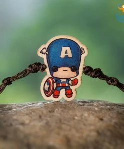 Bigsmall_cc Captain America Wooden Rakhi All Of It