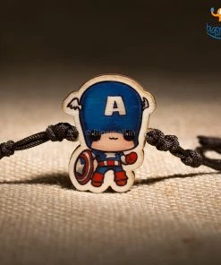 Bigsmall_cc Captain America Wooden Rakhi All Of It