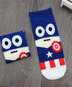 VinnyC Captain America Cartoon Socks All Of It