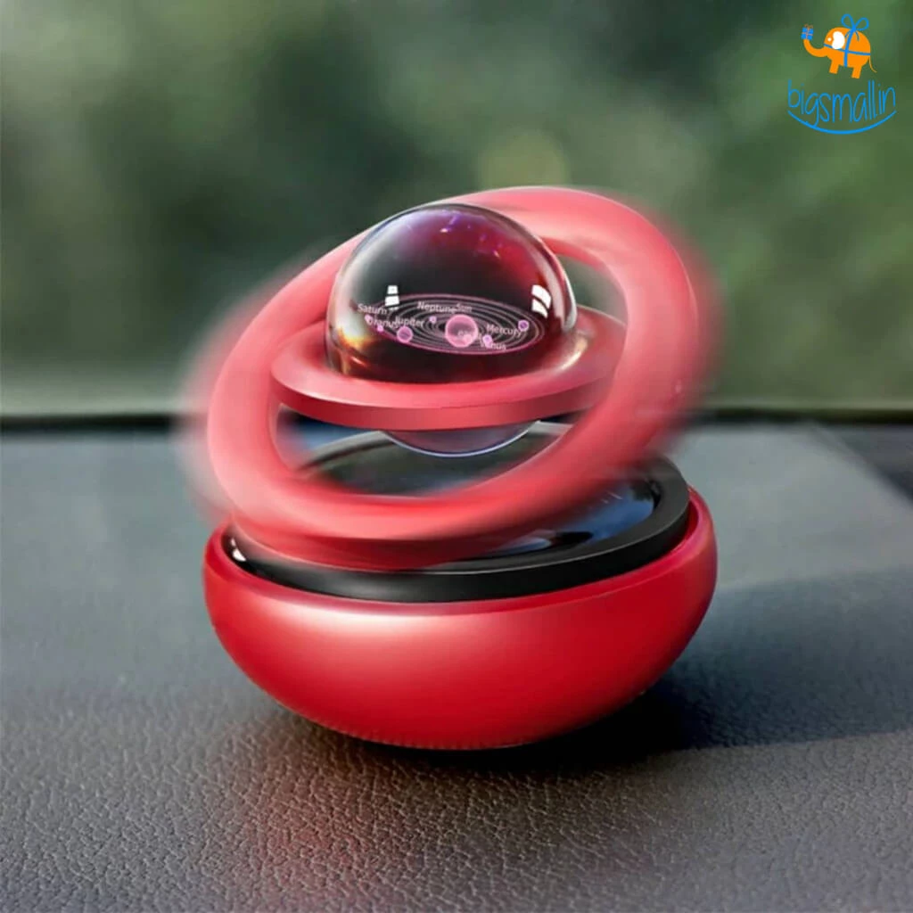Bigsmall_hmk Car Solar Automatic Rotating Rings