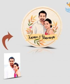 Chitra Chaya Personalized Caricature Round Name Plate | COD Not Available