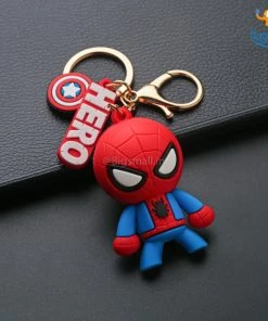 Bigsmall_hmk Cartoon Superhero Keychain
