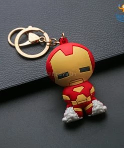 Bigsmall_hmk Cartoon Superhero Keychain