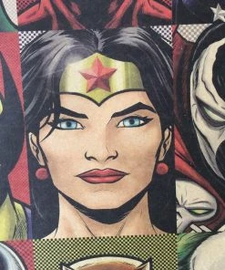 AmyLi Best Sellers Vintage Superheroes Poster