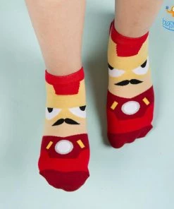 VinnyC Best Sellers Cartoon Superhero Socks - Set Of 5