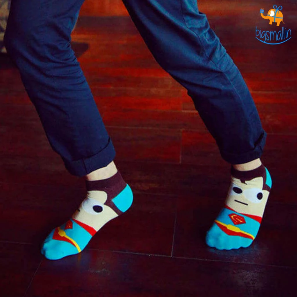 VinnyC Best Sellers Cartoon Superhero Socks - Set Of 5