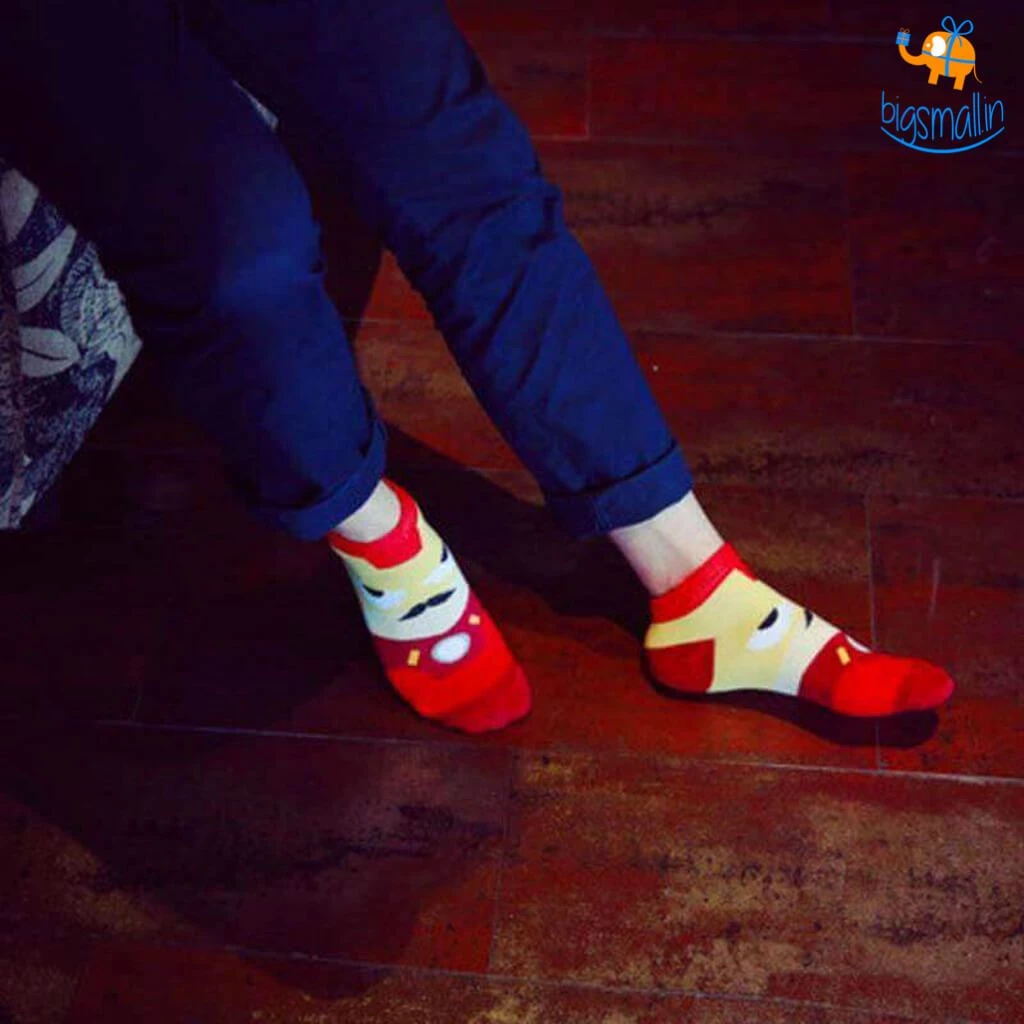 VinnyC Best Sellers Cartoon Superhero Socks - Set Of 5