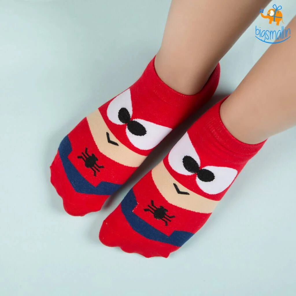 VinnyC Best Sellers Cartoon Superhero Socks - Set Of 5