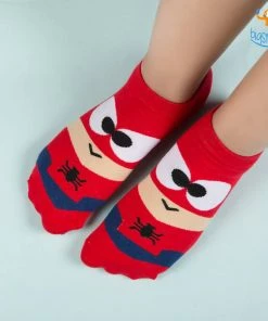 VinnyC Spiderman Cartoon Socks