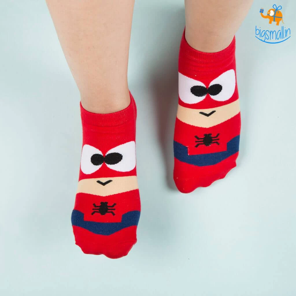 VinnyC Best Sellers Cartoon Superhero Socks - Set Of 5