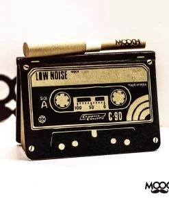 Mooch Design Studio All Of It Cassette A6 Notebook With Elastic