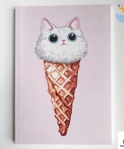 Doodlee Do Ice Cream Cat Notebook All Of It