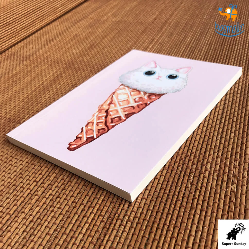 Doodlee Do Ice Cream Cat Notebook All Of It