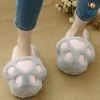 AmyLi All Of It Cat Paw Plush Slippers