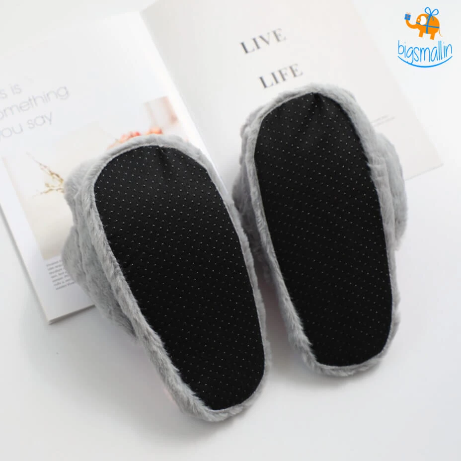 AmyLi All Of It Cat Paw Plush Slippers