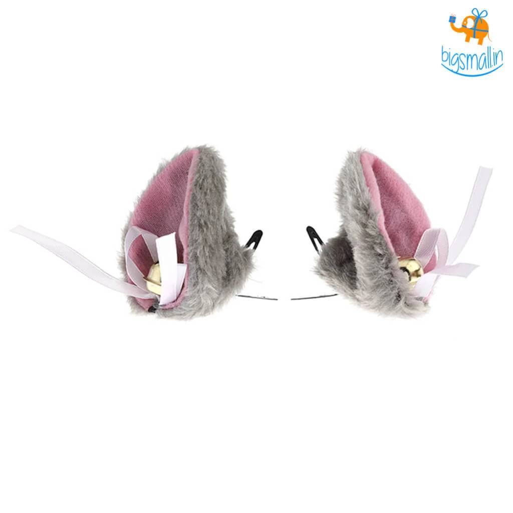 AmyLi Cat Ear Hair Pins With Bells - Set Of 2 All Of It