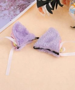 AmyLi Cat Ear Hair Pins With Bells - Set Of 2 All Of It