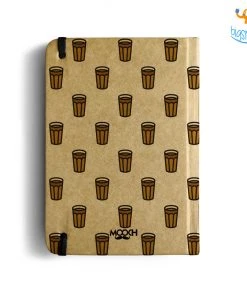 Mooch Design Studio All Of It Cutting Chai A6 Notebook With Elastic