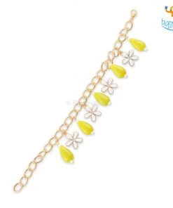 Yuvanta Floral Beaded Charm Bracelet All Of It