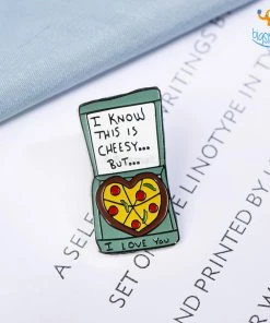 Bigsmall_piu All Of It Cheesy Love Lapel Pin