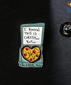 Bigsmall_piu All Of It Cheesy Love Lapel Pin