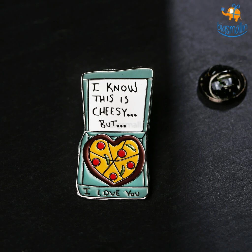 Bigsmall_piu All Of It Cheesy Love Lapel Pin