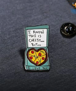 Bigsmall_piu All Of It Cheesy Love Lapel Pin
