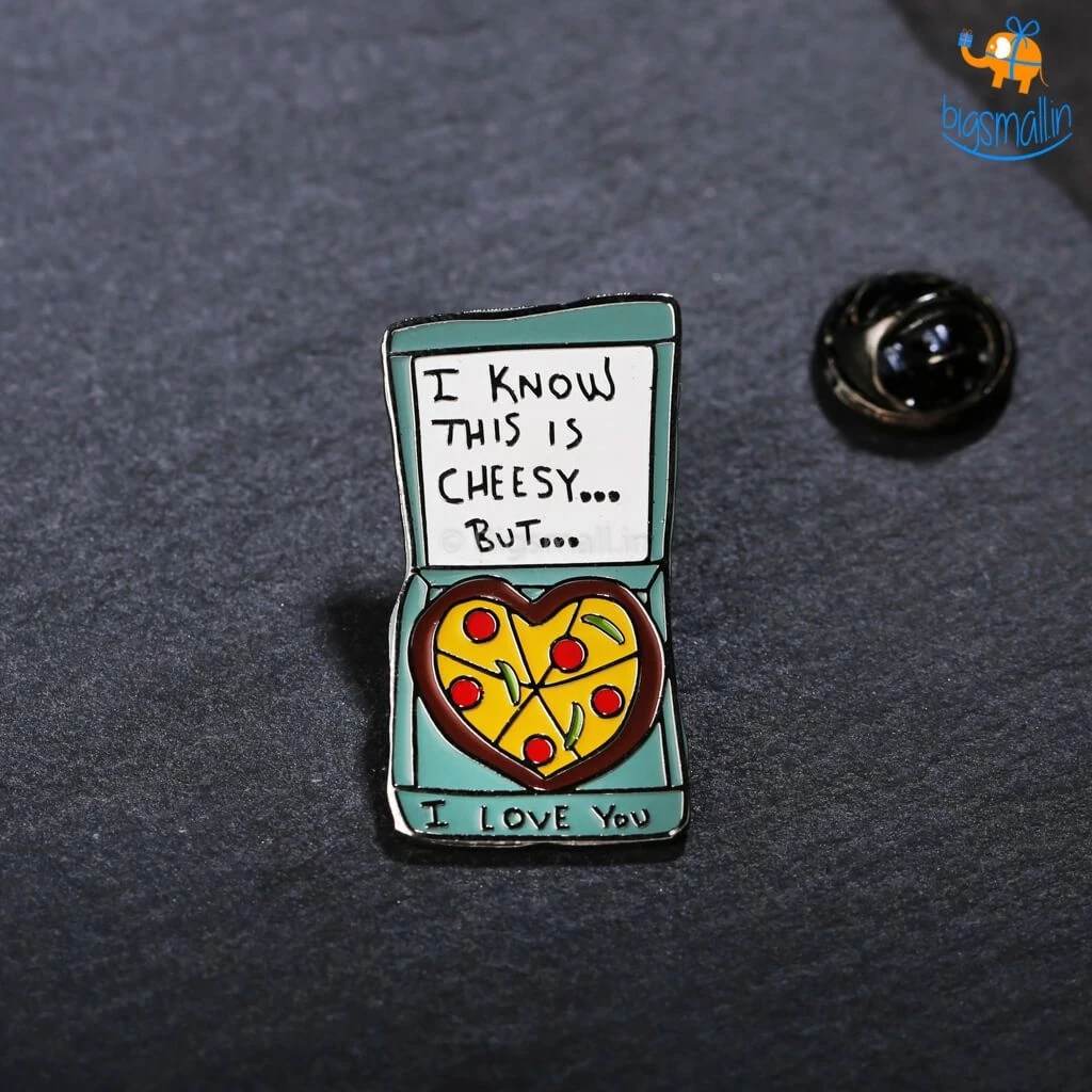 Bigsmall_piu All Of It Cheesy Love Lapel Pin