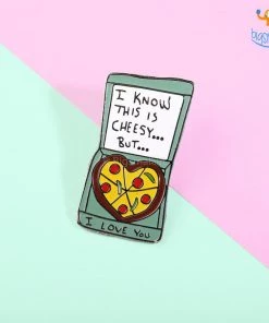 Bigsmall_piu All Of It Cheesy Love Lapel Pin