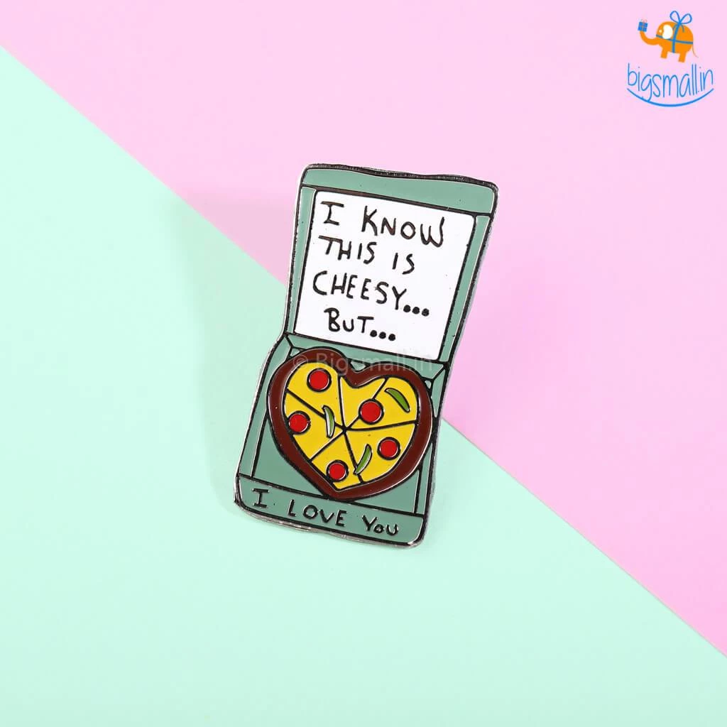 Bigsmall_piu All Of It Cheesy Love Lapel Pin