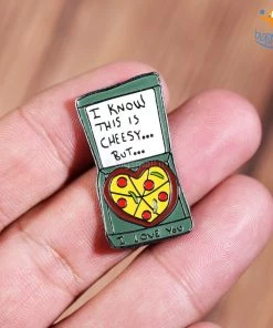 Bigsmall_piu All Of It Cheesy Love Lapel Pin