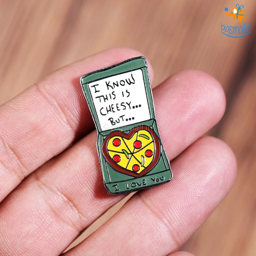 Bigsmall_piu All Of It Cheesy Love Lapel Pin