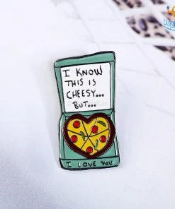 Bigsmall_piu All Of It Cheesy Love Lapel Pin