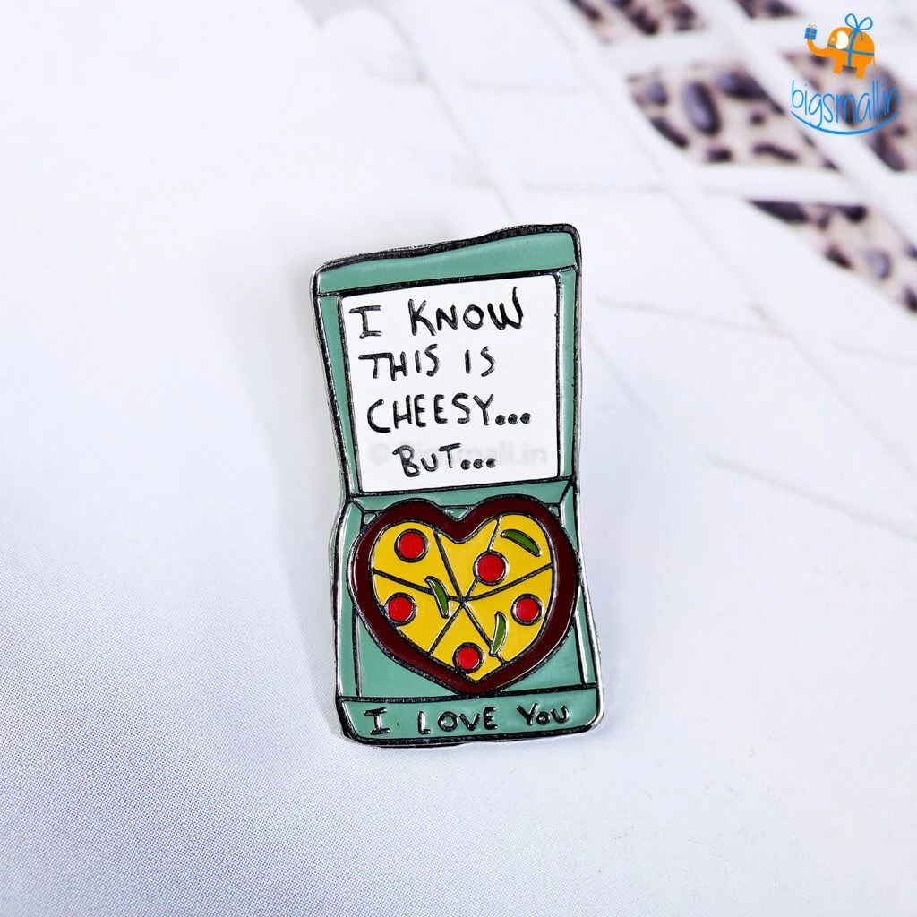 Bigsmall_piu All Of It Cheesy Love Lapel Pin