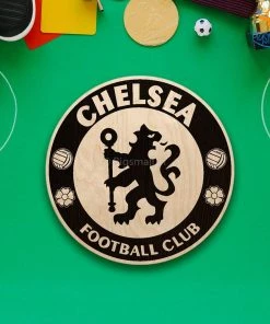 Bigsmall_cc Chelsea Engraved Wooden Crest