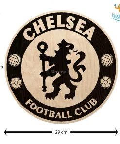 Bigsmall_cc Chelsea Engraved Wooden Crest