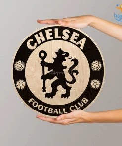 Bigsmall_cc Chelsea Engraved Wooden Crest
