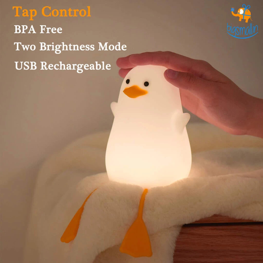 Bigsmall_hmk Cute Duck Touch Sensor Lamp