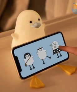 Bigsmall_hmk Cute Duck Touch Sensor Lamp