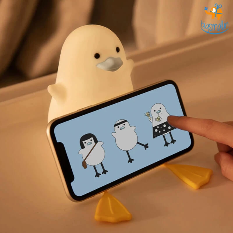 Bigsmall_hmk Cute Duck Touch Sensor Lamp
