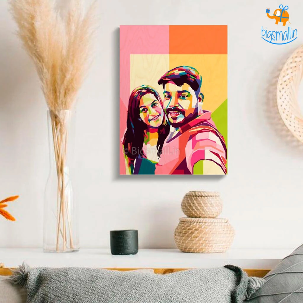 Chitra Chaya Personalized Pop Art - Two Face | COD Not Available