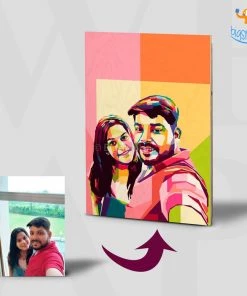 Chitra Chaya Personalized Pop Art - Two Face | COD Not Available