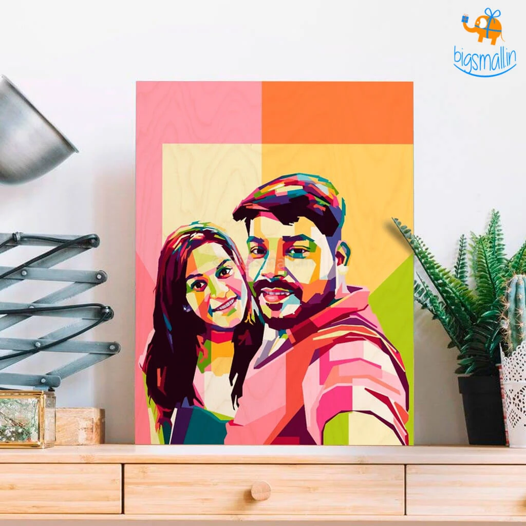 Chitra Chaya Personalized Pop Art - Two Face | COD Not Available